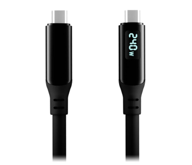 i-tec Kabel klasy Thunderbolt 4 Cable Pro 240W LCD 40 Gbps 1,5m - 1538058 - zdjęcie